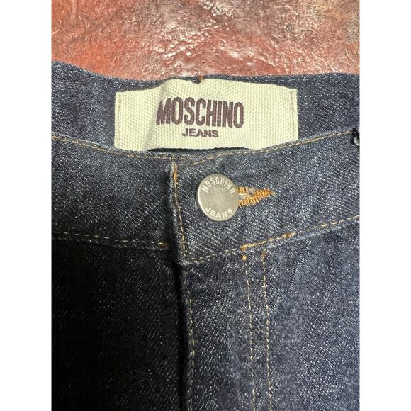 Vintage Moschino Jeans Dark Denim 100% Cotton Women’s Size 30 Italy - Picture 4 of 13